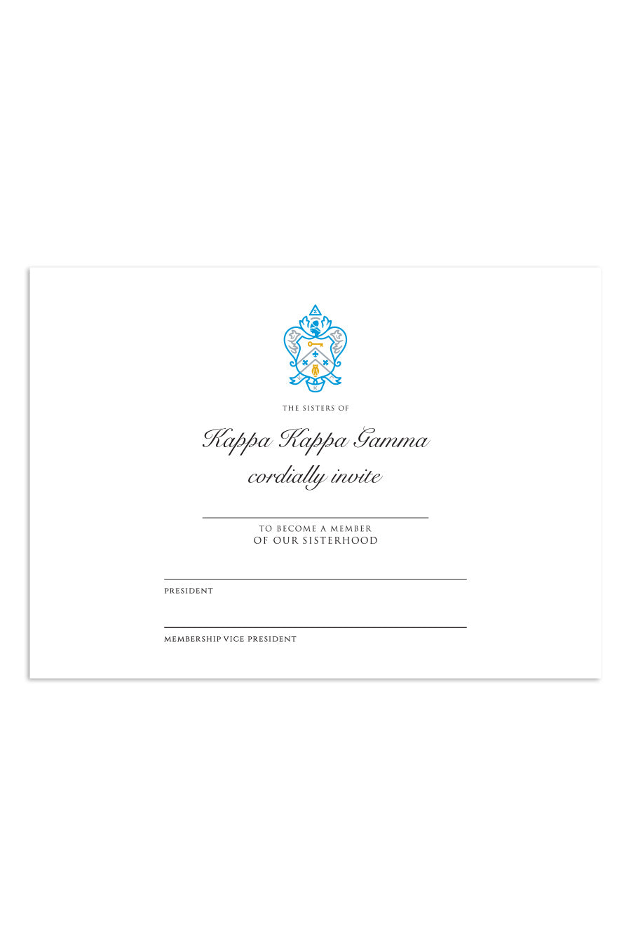 KKG Bid Day Card