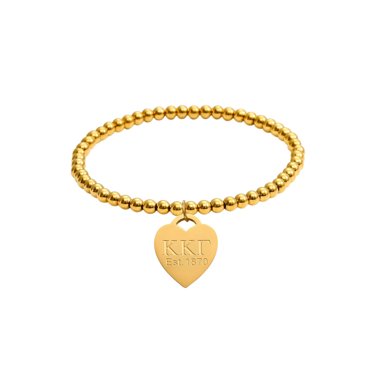ΚΚΓ Heart Tag Bracelet