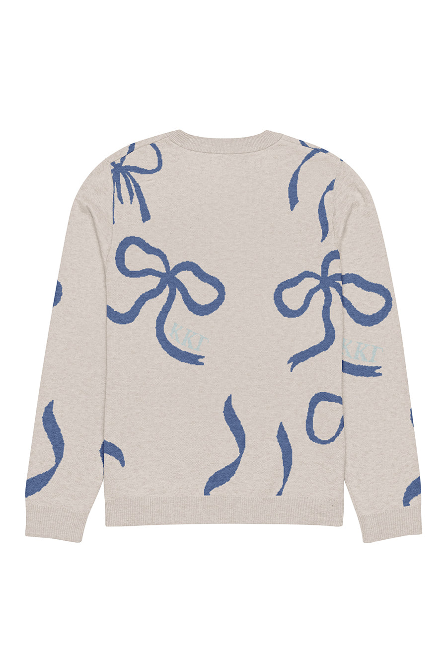 Lacy Bow Knitted Sweater