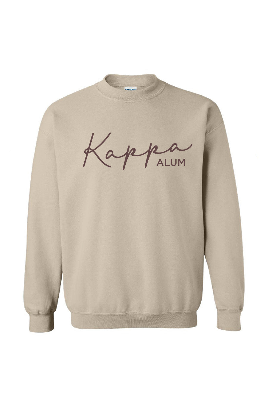 Cursive Kappa Alum Crewneck