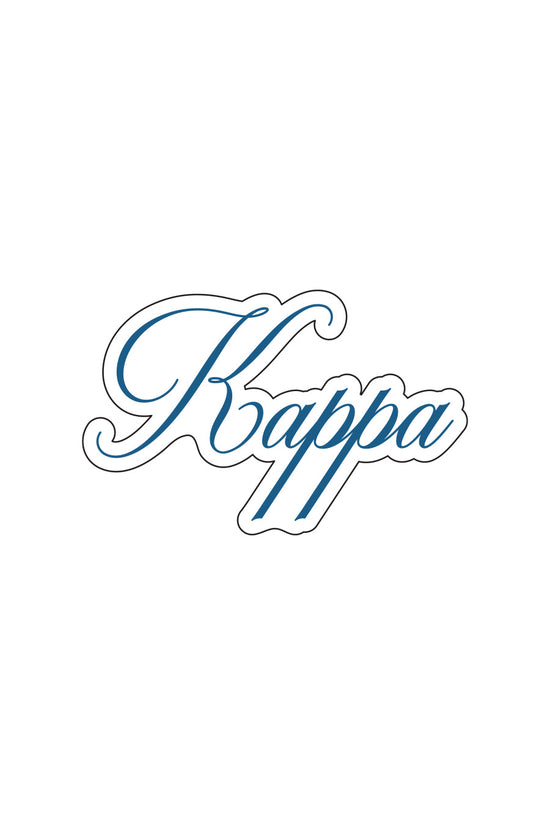 Kappa Script Sticker