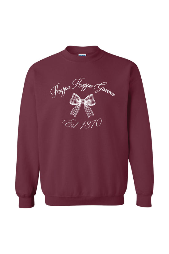 Holiday Bow Crewneck