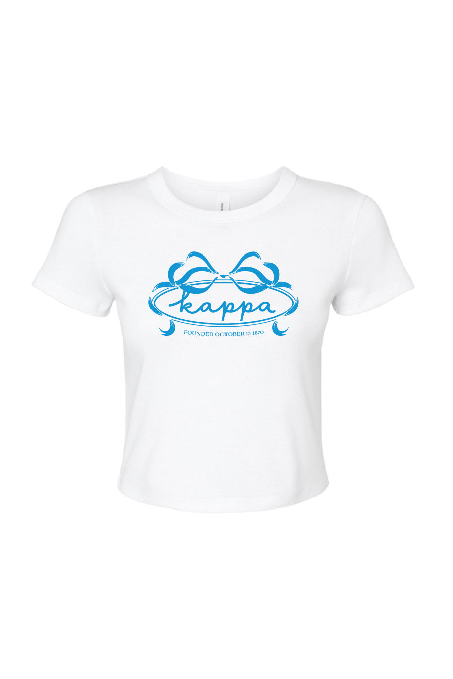 Blue Bow Founders Crop Tee