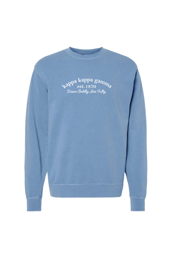 Pigment Light Blue Crewneck