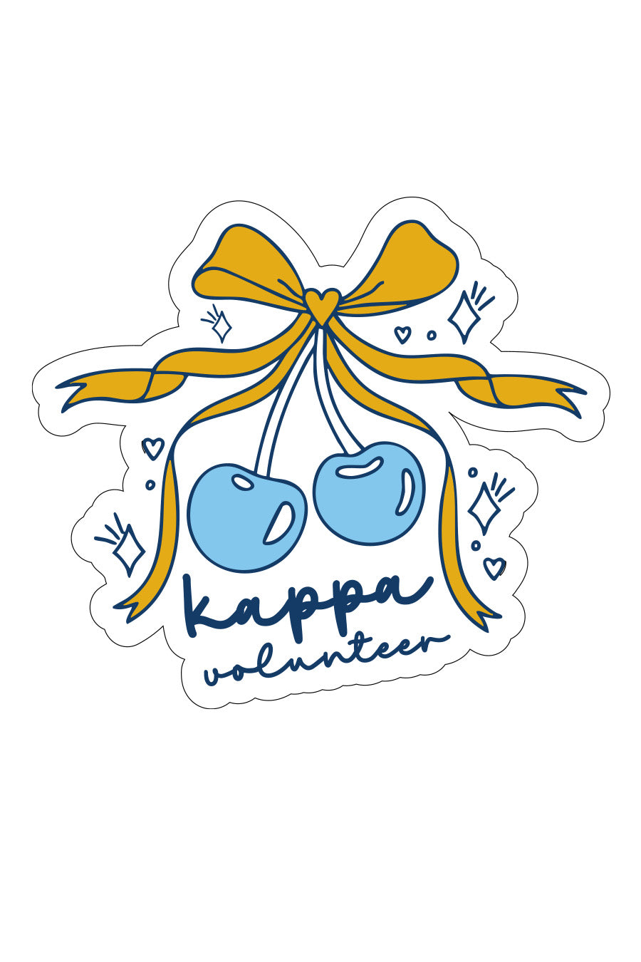 Cherry Volunteer Sticker