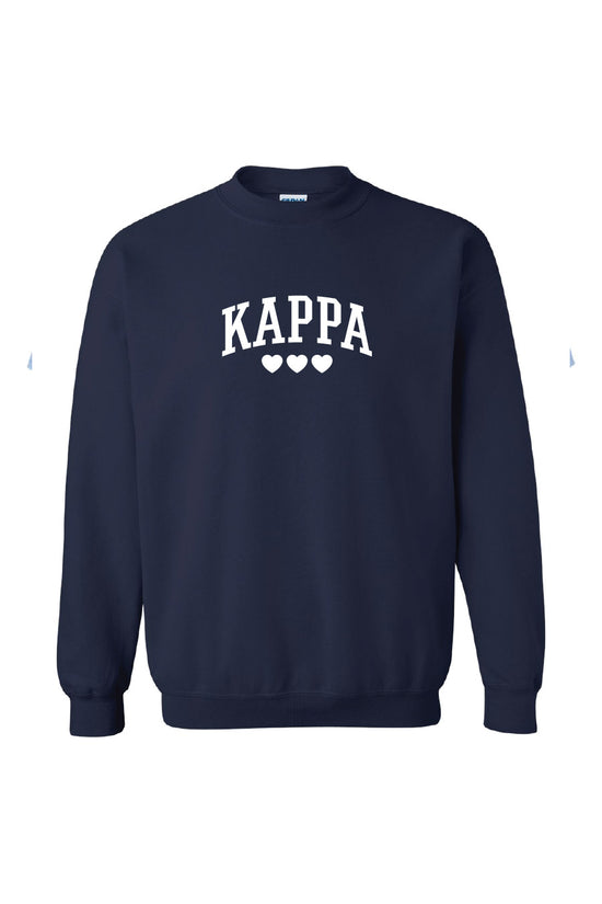 Three Hearts Crewneck- Quick Ship