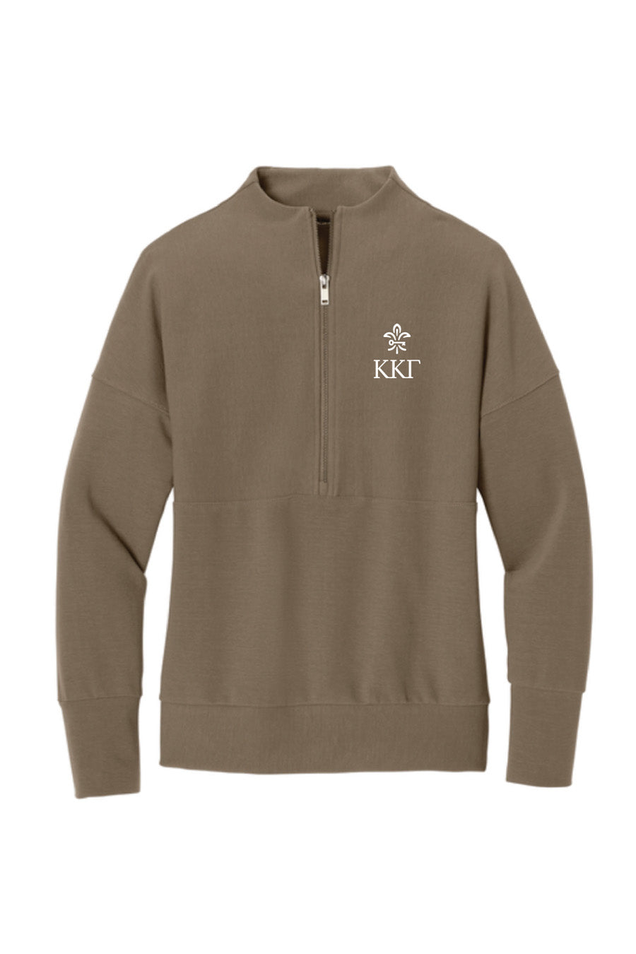 Warm Taupe 1/4 Zip