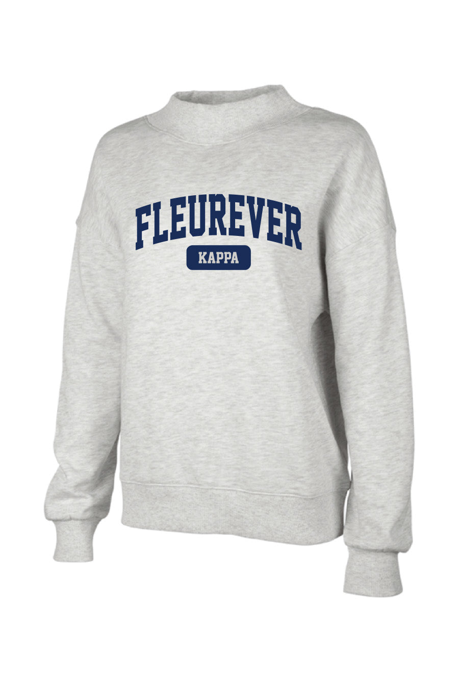 Fleurever Mock Neck