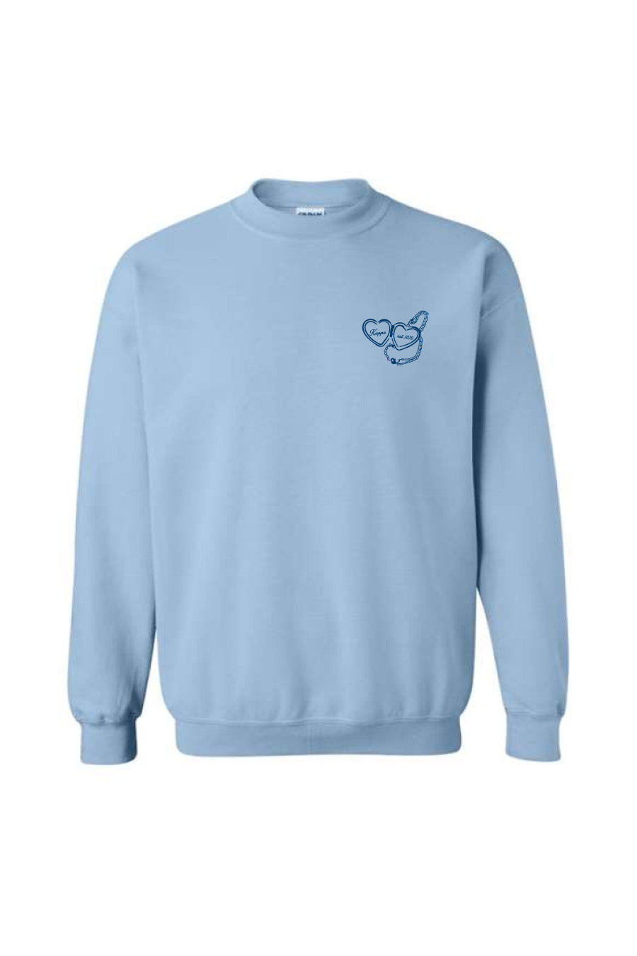 Light Blue Locket Crewneck