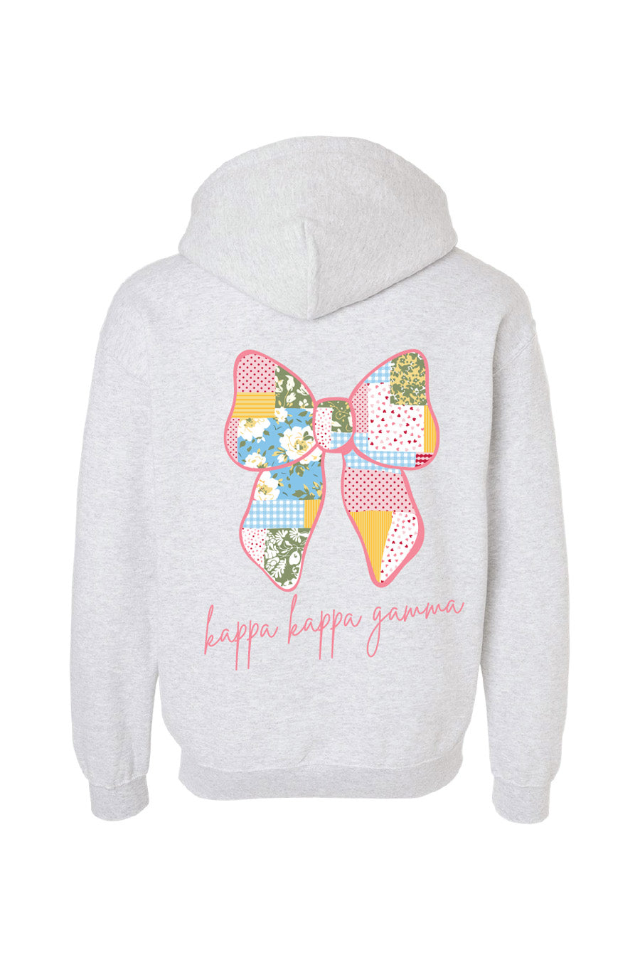 Patched Bow Hoodie