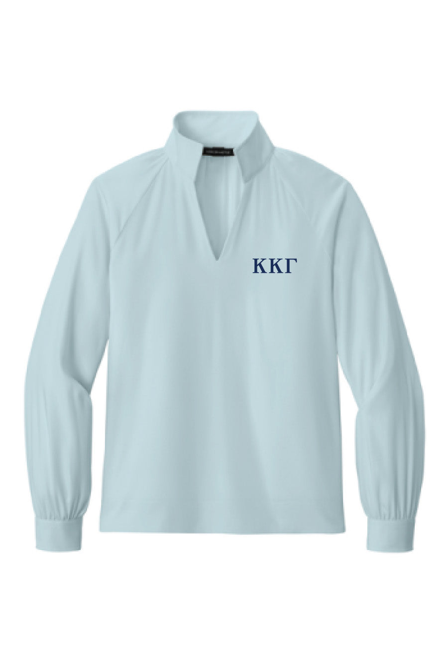 Celestial Blue Popover Blouse