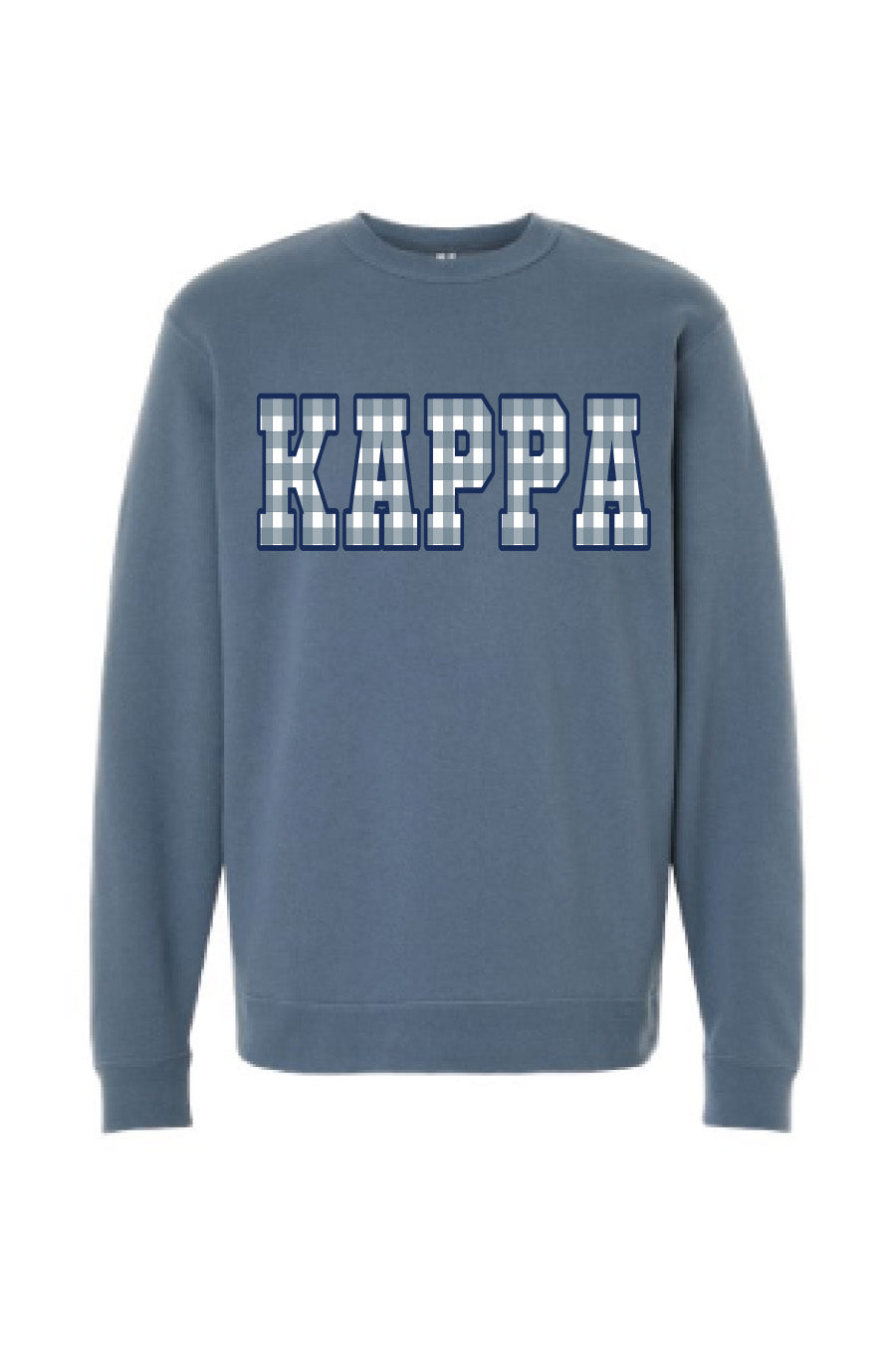 Gingham Crewneck