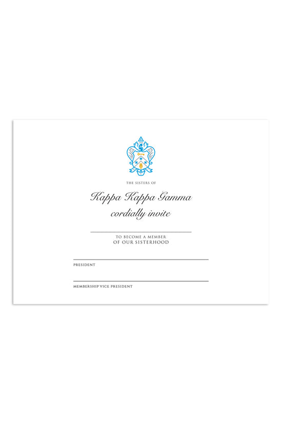 KKG Bid Day Card