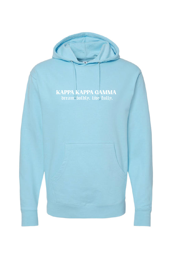 Aqua Crest Hoodie