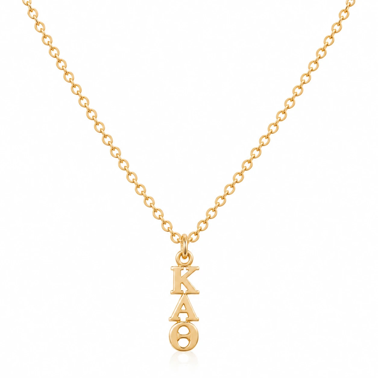 Gold ΚΚΓ Lavaliere Necklace
