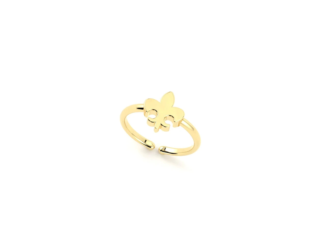 Fleur-De-Lis Adjustable Ring